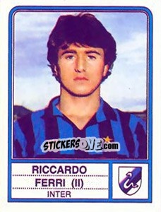 Figurina Riccardo Ferri - Calciatori 1983-1984 - Panini