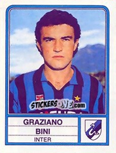 Cromo Graziano Bini