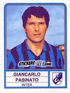 Sticker Giancarlo Pasinato - Calciatori 1983-1984 - Panini