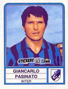 Sticker Giancarlo Pasinato - Calciatori 1983-1984 n. 110 - Panini