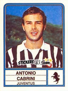 Sticker Antonio Cabrini - Calciatori 1983-1984 - Panini