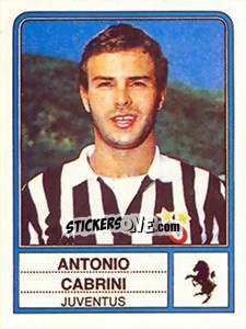 Sticker Antonio Cabrini - Calciatori 1983-1984 n. 115 - Panini