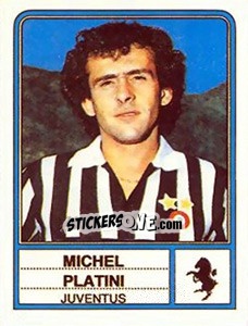 Sticker Michel Platini - Calciatori 1983-1984 n. 117 - Panini