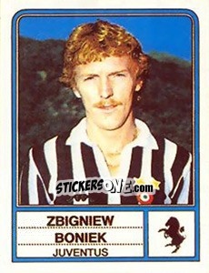 Figurina Zbigniew Boniek - Calciatori 1983-1984 - Panini