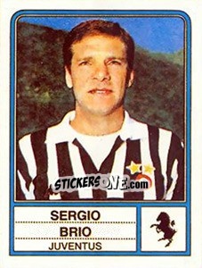 Sticker Sergio Brio - Calciatori 1983-1984 - Panini
