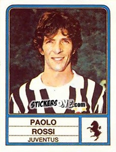 Sticker Paolo Rossi - Calciatori 1983-1984 n. 121 - Panini