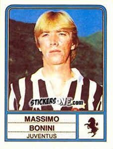 Sticker Massimo Bonini - Calciatori 1983-1984 - Panini