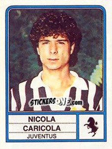Sticker Nicola Caricola - Calciatori 1983-1984 - Panini