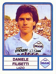 Figurina Daniele Filisetti - Calciatori 1983-1984 - Panini