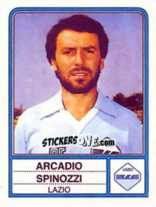 Sticker Arcadio Spinozzi - Calciatori 1983-1984 - Panini