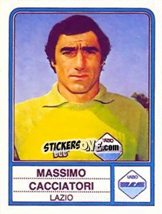 Sticker Massimo Cacciatori - Calciatori 1983-1984 - Panini