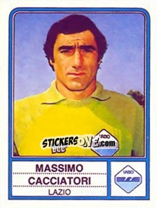 Sticker Massimo Cacciatori - Calciatori 1983-1984 n. 138 - Panini