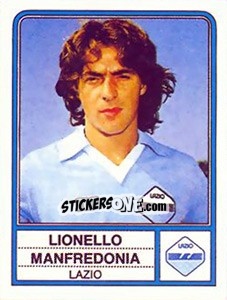 Sticker Lionello Manfredonia - Calciatori 1983-1984 n. 142 - Panini