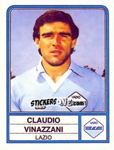 Sticker Claudio Vinazzani - Calciatori 1983-1984 n. 143 - Panini
