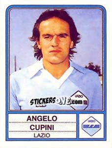 Sticker Angelo Cupini - Calciatori 1983-1984 - Panini