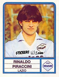 Cromo Rinaldo Piraccini - Calciatori 1983-1984 - Panini