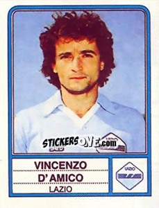 Cromo Vincenzo D'Amico - Calciatori 1983-1984 - Panini