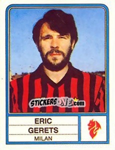 Cromo Eric Gerets - Calciatori 1983-1984 - Panini