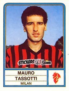 Sticker Mauro Tassotti - Calciatori 1983-1984 n. 161 - Panini