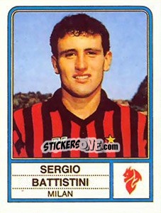 Sticker Sergio Battistini - Calciatori 1983-1984 n. 162 - Panini