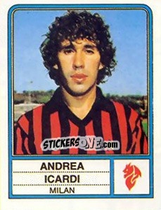 Sticker Andrea Icardi - Calciatori 1983-1984 n. 167 - Panini