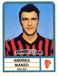 Sticker Andrea Manzo - Calciatori 1983-1984 - Panini