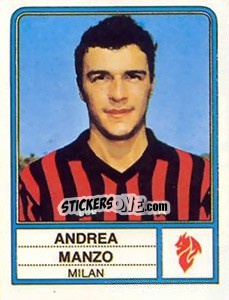 Figurina Andrea Manzo - Calciatori 1983-1984 - Panini