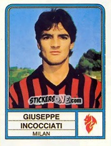 Cromo Giuseppe Incocciati - Calciatori 1983-1984 - Panini
