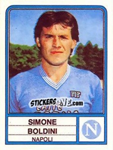 Sticker Simoni Boldini - Calciatori 1983-1984 - Panini