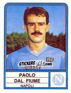 Sticker Paolo Dal Fiume - Calciatori 1983-1984 - Panini