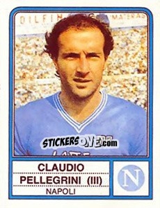 Sticker Claudio Pellegrini - Calciatori 1983-1984 - Panini