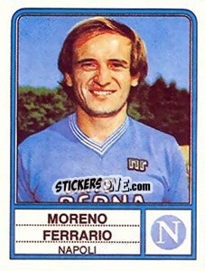 Sticker Moreno Ferrario - Calciatori 1983-1984 - Panini