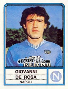 Sticker Giovanni De Rossa - Calciatori 1983-1984 n. 188 - Panini
