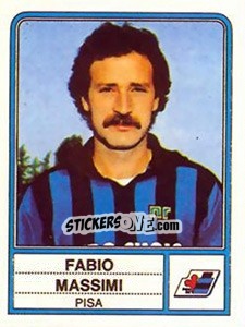 Sticker Fabio Massimi - Calciatori 1983-1984 n. 191 - Panini