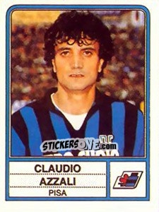 Sticker Claudio Azzali - Calciatori 1983-1984 n. 198 - Panini