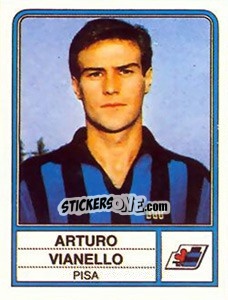 Cromo Arturo Vianello - Calciatori 1983-1984 - Panini