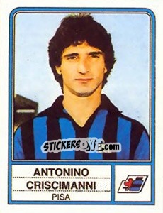 Sticker Antonino Criscimanni - Calciatori 1983-1984 - Panini