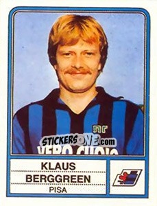 Figurina Klaus Berggren - Calciatori 1983-1984 - Panini