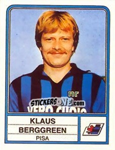 Sticker Klaus Berggren - Calciatori 1983-1984 n. 201 - Panini