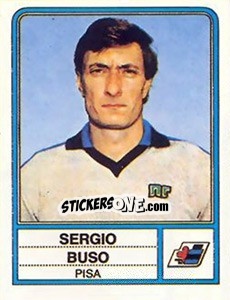 Sticker Sergio Buso - Calciatori 1983-1984 - Panini