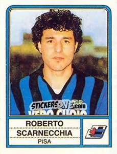 Sticker Roberto Scarnecchia - Calciatori 1983-1984 n. 206 - Panini