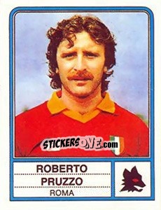 Sticker Roberto Pruzzo - Calciatori 1983-1984 - Panini