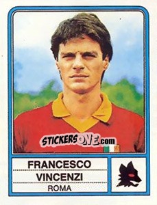 Cromo Francesco Vincenzi - Calciatori 1983-1984 - Panini