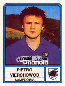Sticker Pietro Vierchowod - Calciatori 1983-1984 n. 229 - Panini