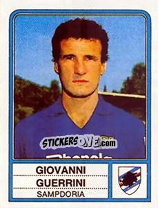 Figurina Giovanni Guerrini - Calciatori 1983-1984 - Panini