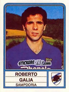 Cromo Roberto Galia - Calciatori 1983-1984 - Panini