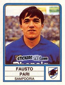 Sticker Fausto Pari - Calciatori 1983-1984 - Panini