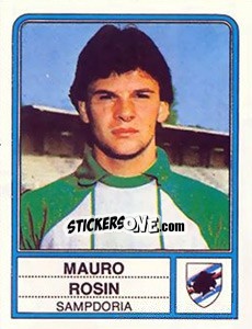 Figurina Mauro Rosin - Calciatori 1983-1984 - Panini