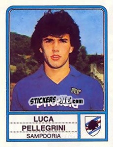 Figurina Luca Pellegrini - Calciatori 1983-1984 - Panini