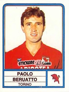 Sticker Paolo Beruatto - Calciatori 1983-1984 n. 248 - Panini